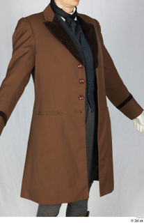  Photos Woman in Historical Suit 5 20th century Historical clothing brown jacket brown suit 0008.jpg